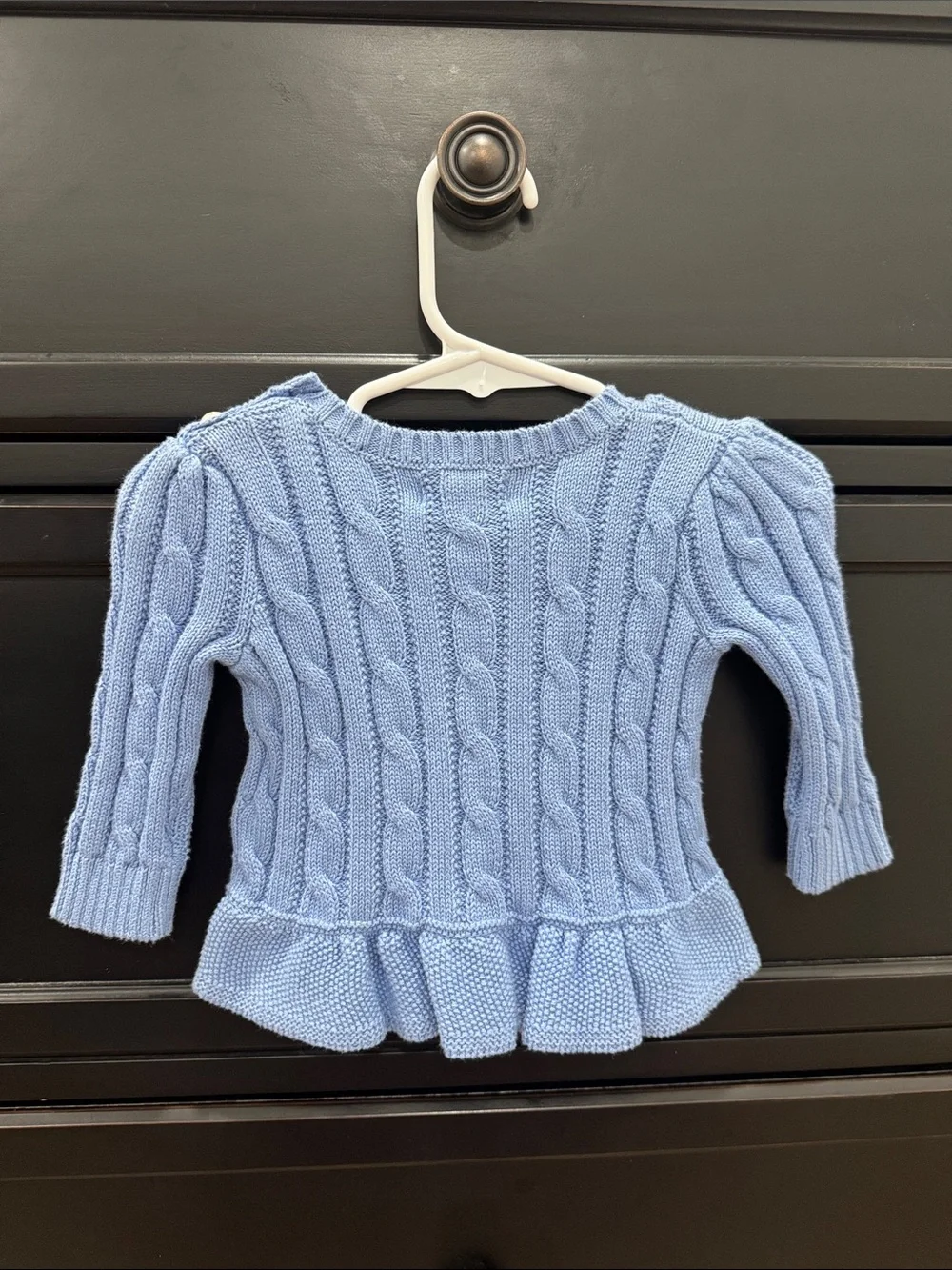 Ralph Lauren Baby Girl Sweater Size 6 Months 100% Cotton